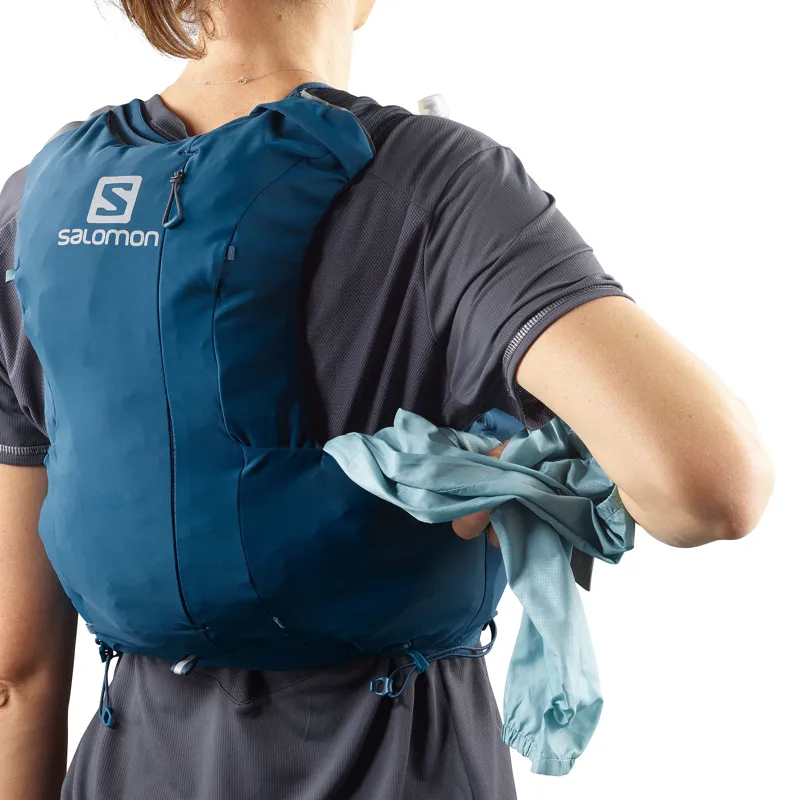 Salomon Advanced Skin 8 Set Womens Race Vest in Poseidon/Night Sky-7