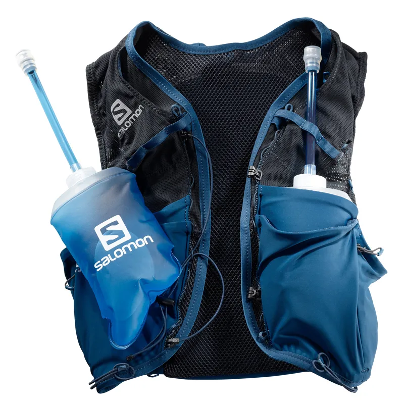 Salomon Advanced Skin 8 Set Womens Race Vest in Poseidon/Night Sky-8