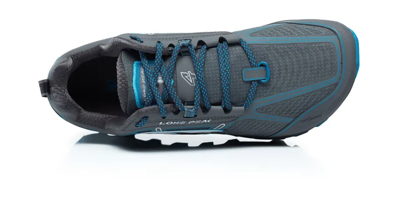 Altra Lone Peak Low 4 Mens Waterproof Trail Running Shoe in Grey/Blue-2