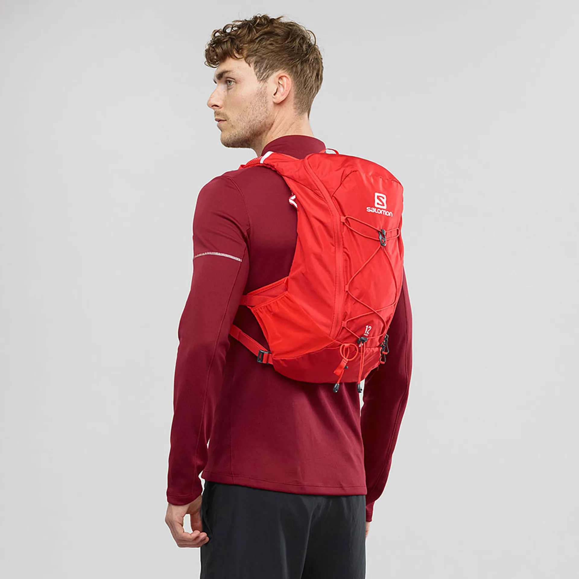 Salomon Agile 12 Set in Fiery Red