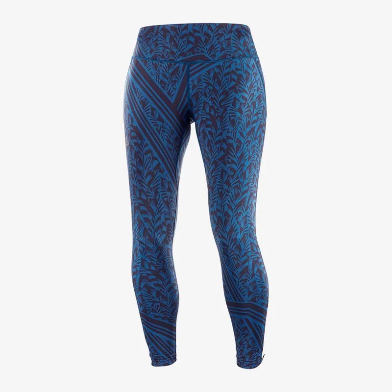 Salomon Agile Long Womens Tight in Poseidon/Night Sky/Ao
