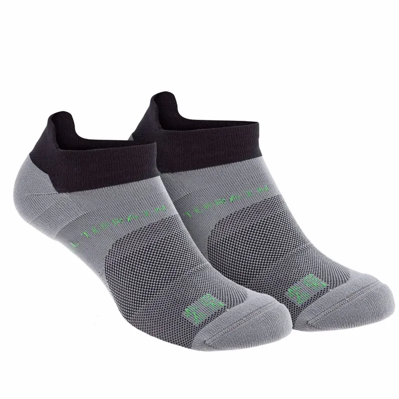 Inov8 All Terrain Sock Low Running Sock in Grey and Black