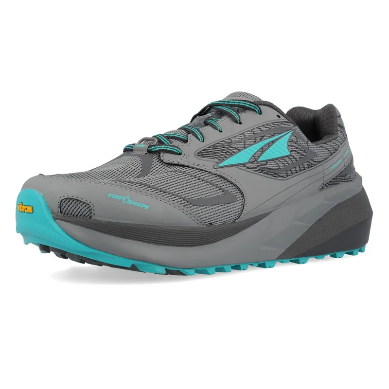Altra Olympus 3.0 Womens Trail Running Shoe in Gray/Teal-2