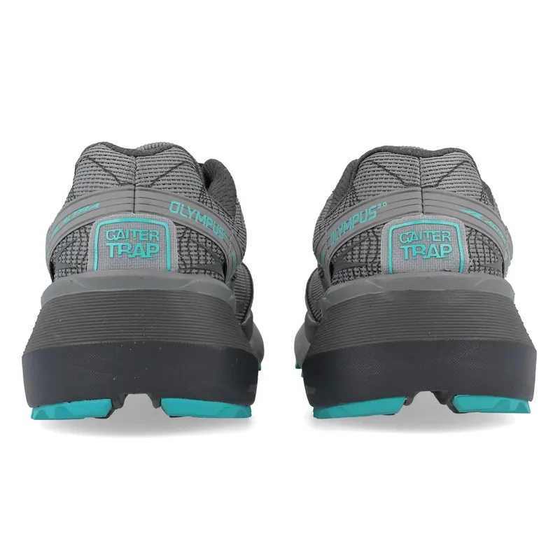 Altra Olympus 3.0 Womens Trail Running Shoe in Gray/Teal-4