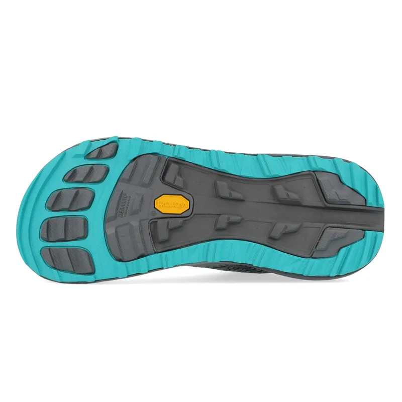 Altra Olympus 3.0 Womens Trail Running Shoe in Gray/Teal-1