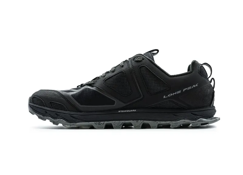 Altra Lone Peak 4.5 Mens Trail Running Shoe in Black-1