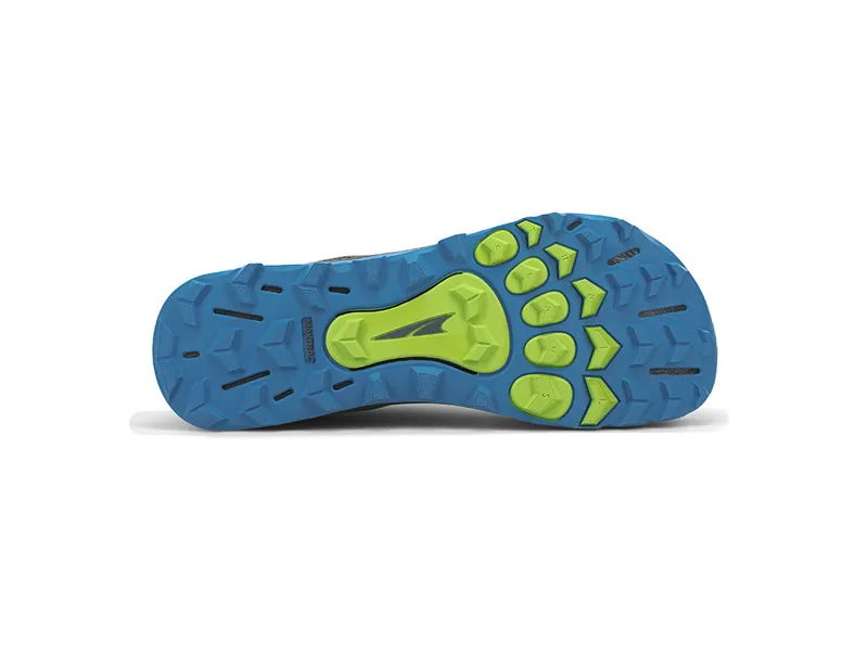 Altra Lone Peak 5 WIDE Men's Trail Running Shoe in Blue/Lime-1