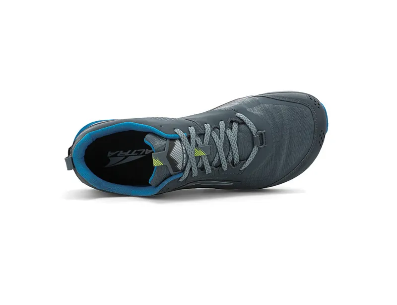 Altra Lone Peak 5 WIDE Men's Trail Running Shoe in Blue/Lime-2