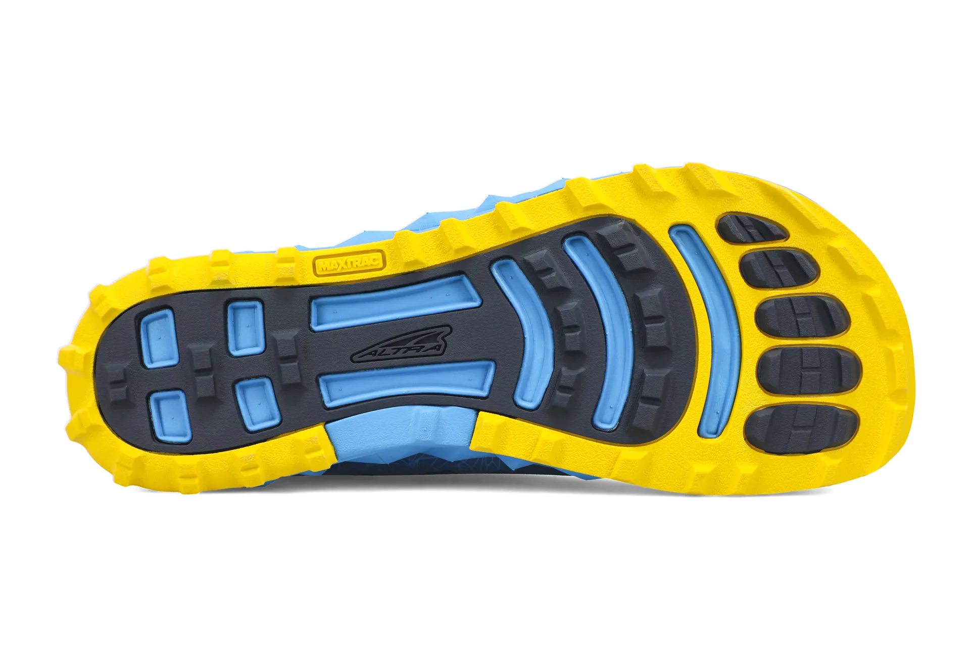 Altra Superior 4.5 Mens Trail Running Shoe in Blue/Yellow display picture 3