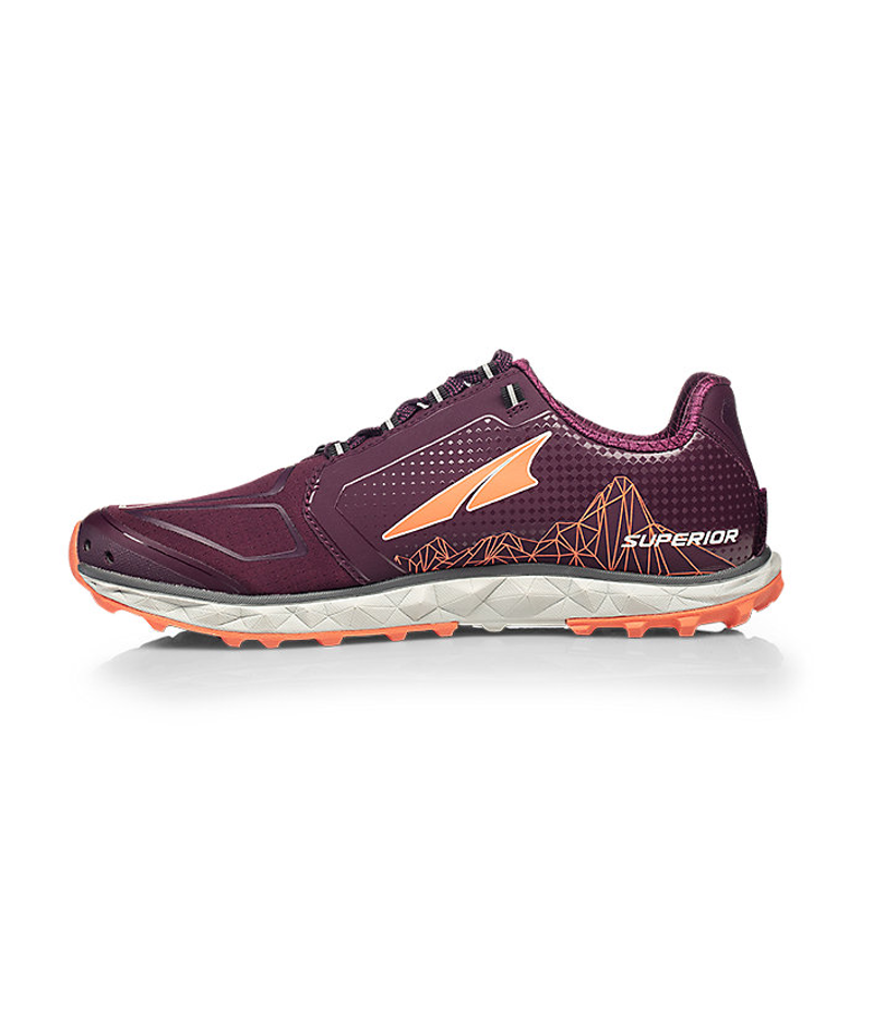 Altra Superior 4.0 Womens Trail Running Shoe in Plum-3