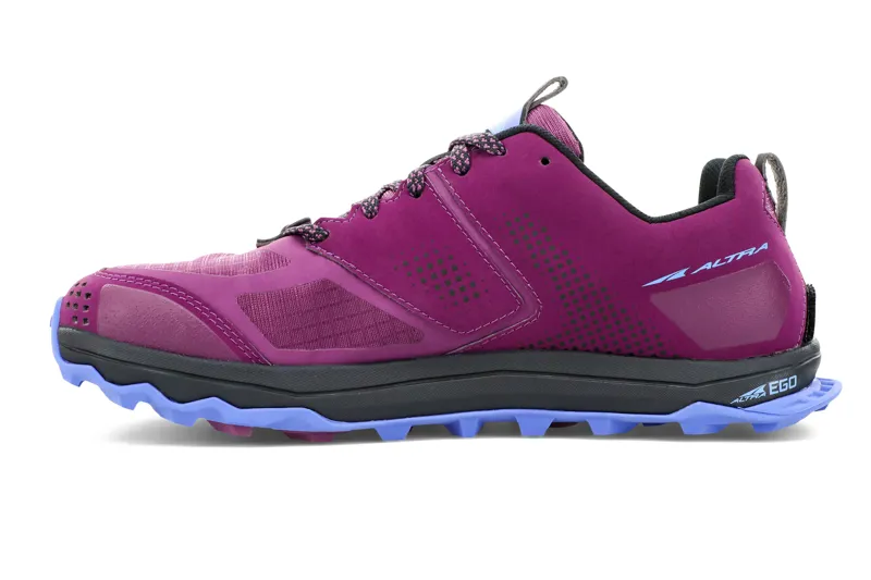 Altra Lone Peak 5 Womens Trail Running Shoe in Plum-3