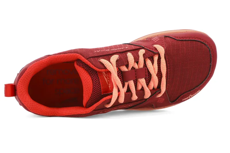 Altra Youth Lone Peak Kid's Running/Everday Shoe in Poppy Red-2