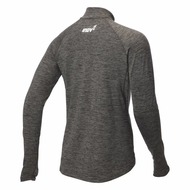 Inov8 Train Elite Mens Long Sleeve Half Zip Mid Layer in Dark Grey-1