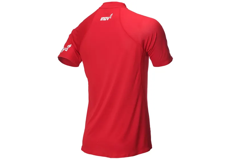 Inov8 Base Elite Mens SS Baselayer in Red-1
