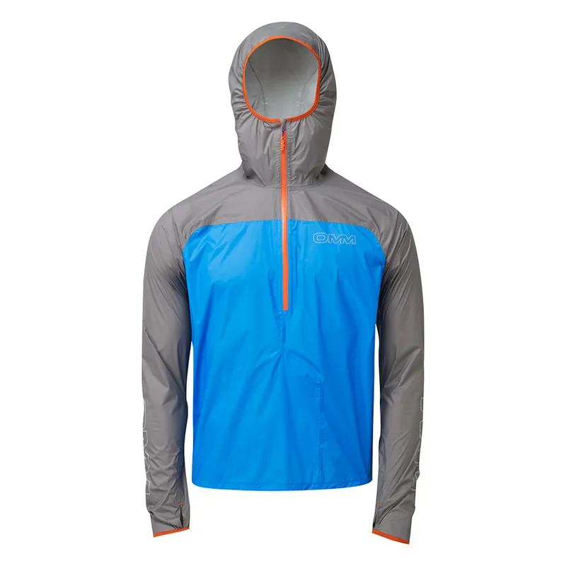 Omm Mens Halo Smock in Blue/Grey Size L-2