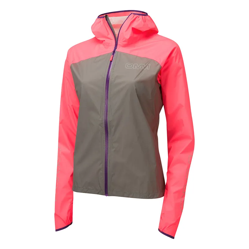 Omm Womens Halo Jacket in Pink/Grey Size M