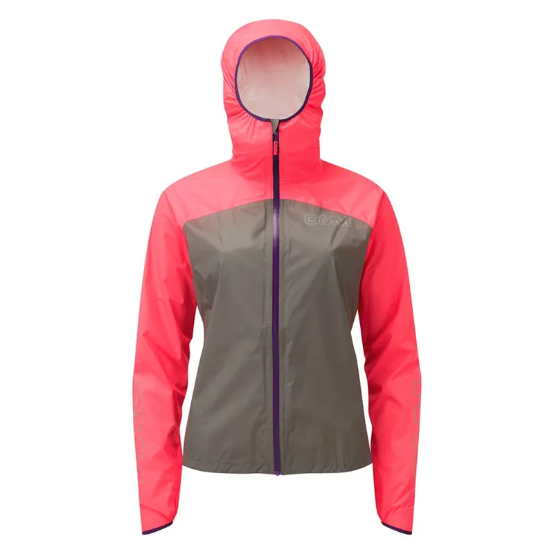 Omm Womens Halo Jacket in Pink/Grey Size M-2