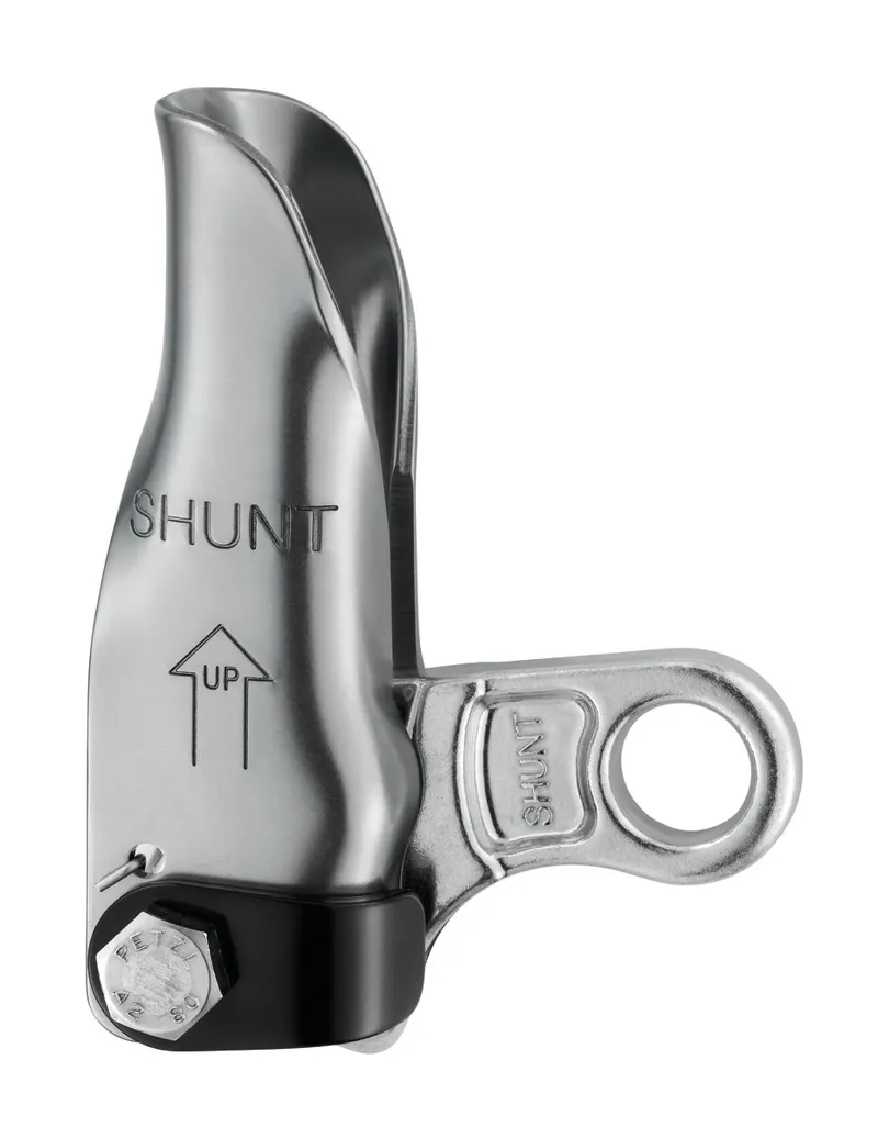 Petzl Shunt Rappel Back-Up Device in Silver