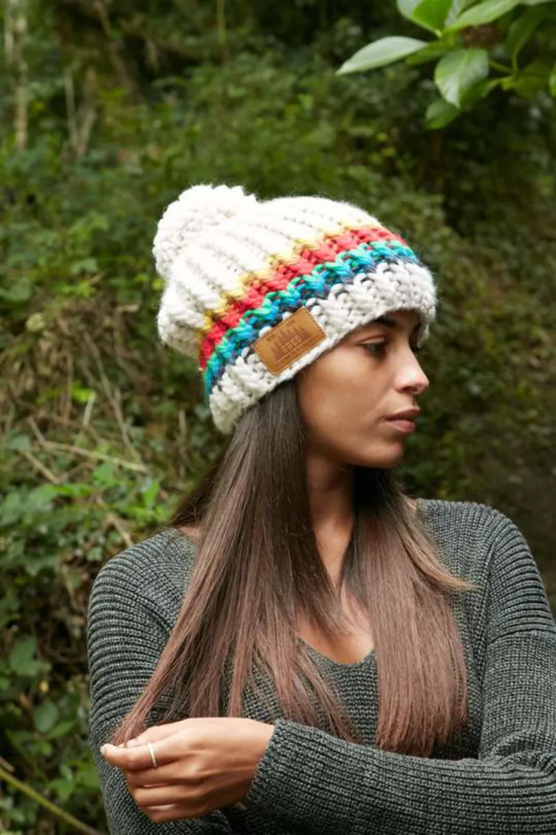 BBCo Elan Beanie in Cream-5