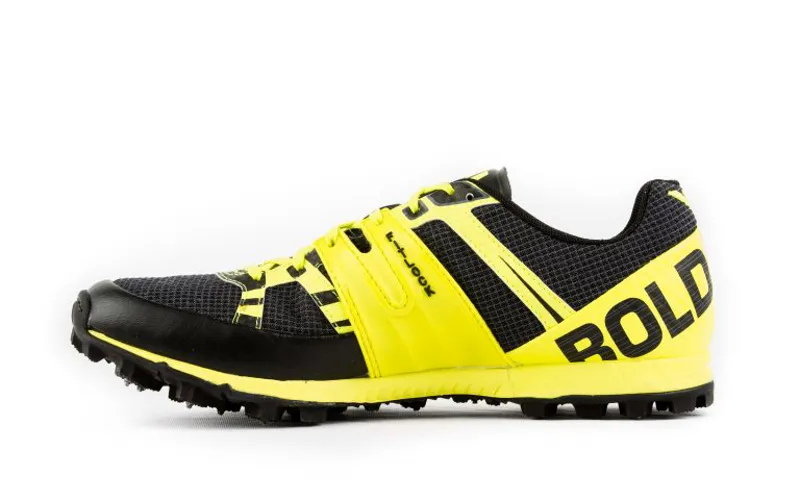 VJ Sport Bold 9 Unisex Orienteering Shoe in Black/Yellow-2