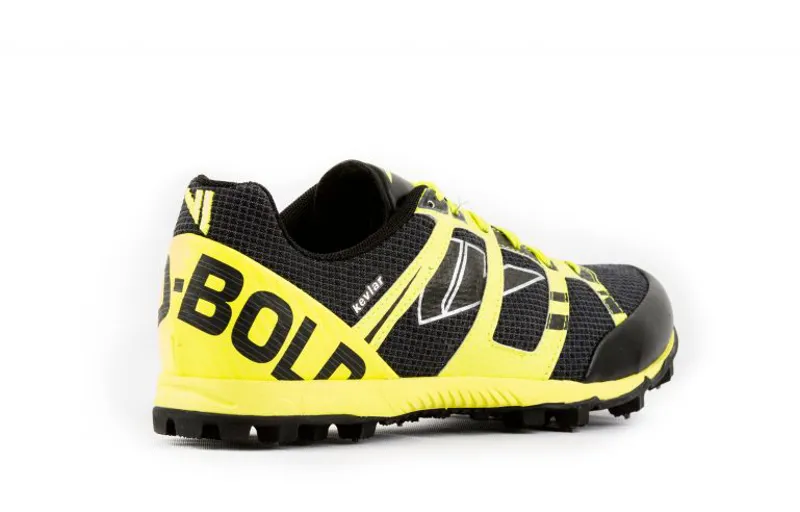 VJ Sport Bold 9 Unisex Orienteering Shoe in Black/Yellow-4