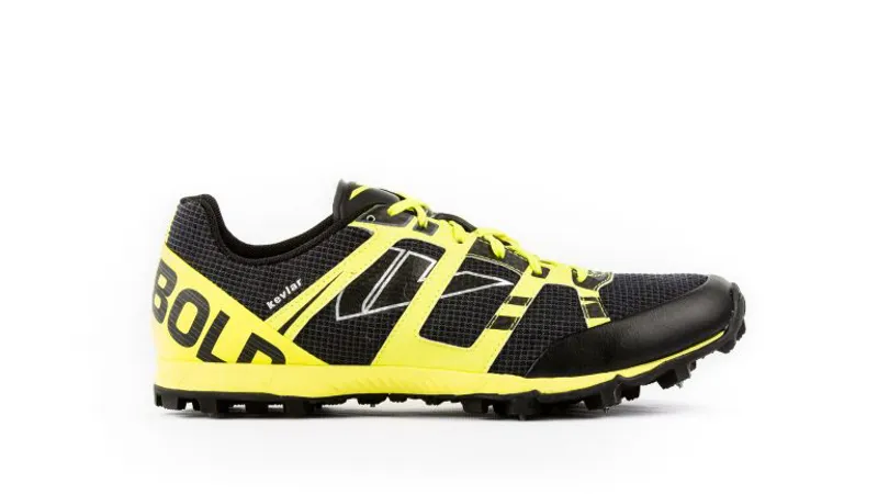 VJ Sport Bold 9 Unisex Orienteering Shoe in Black/Yellow