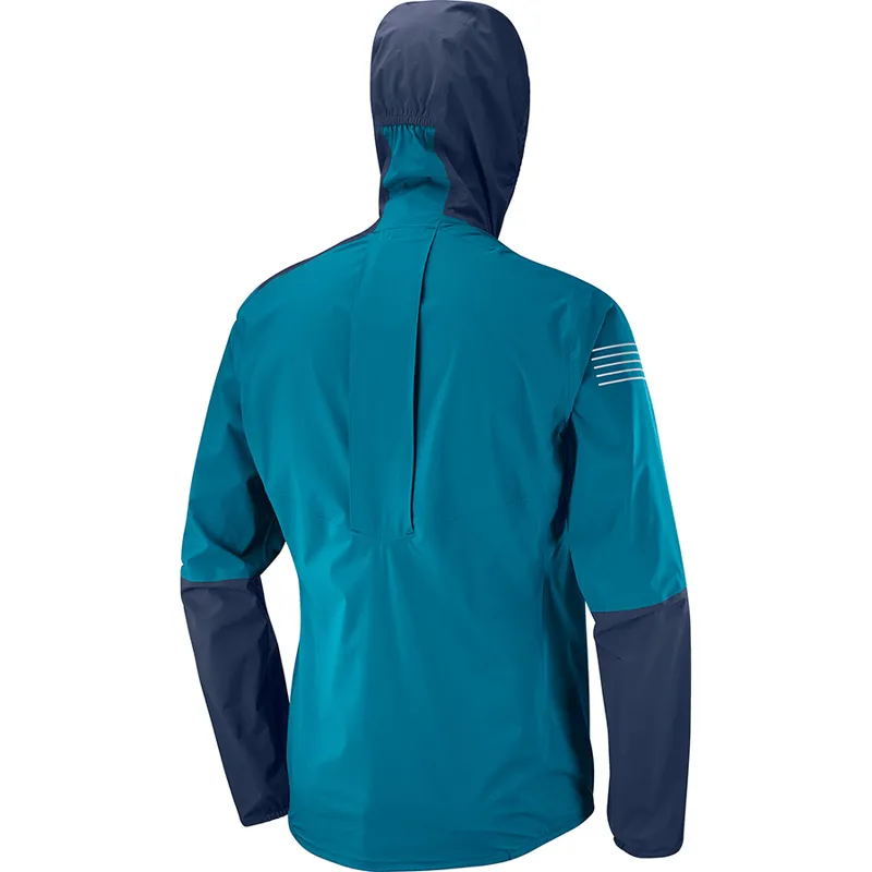Salomon Bonatti Pro WP Mens Running Jacket in Deep Blue-2