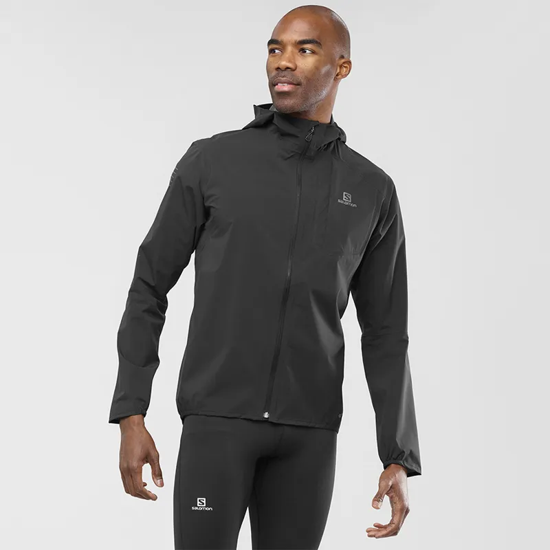 Salomon Bonatti Pro Waterproof Jacket in Black-1