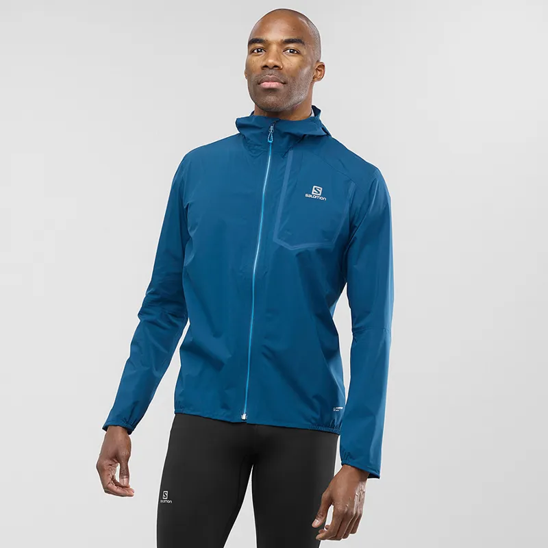 Salomon Bonatti Pro Men's Waterproof Jacket in Poseidon-1