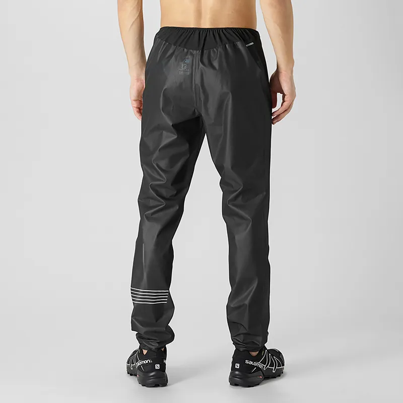 Salomon Bonatti Race WP Pant Mens Running Overtrouser in Black-2