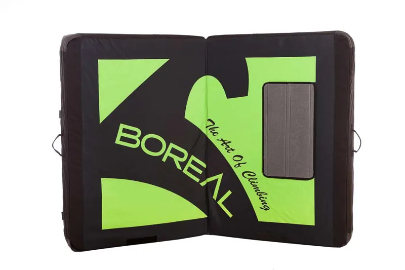 Boreal Crash Pad Bouldering Mat in Black/Green