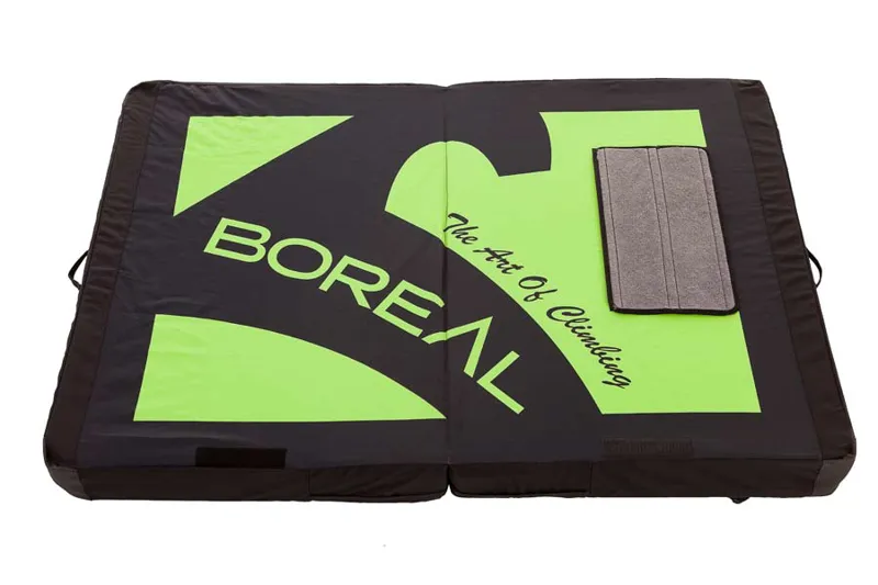 Boreal Crash Pad Bouldering Mat in Black/Green-1