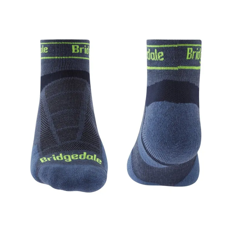 Bridgedale Trail Run Ultra Light T2 Merino Sport Low Socks in Blue-1