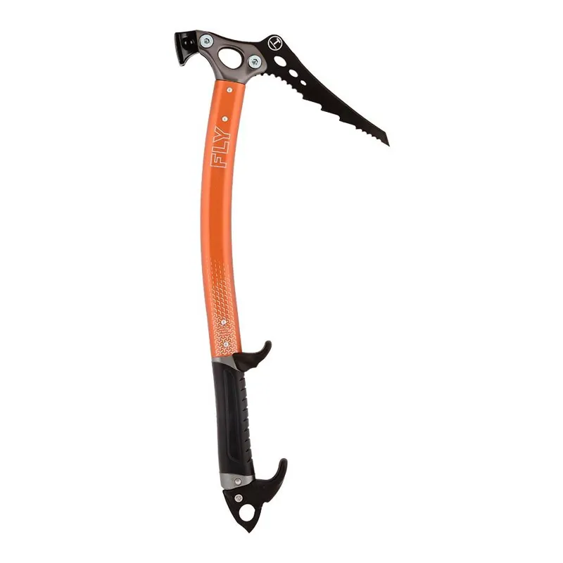 DMM Fly Hammer Ice Axe in Titanium/Orange