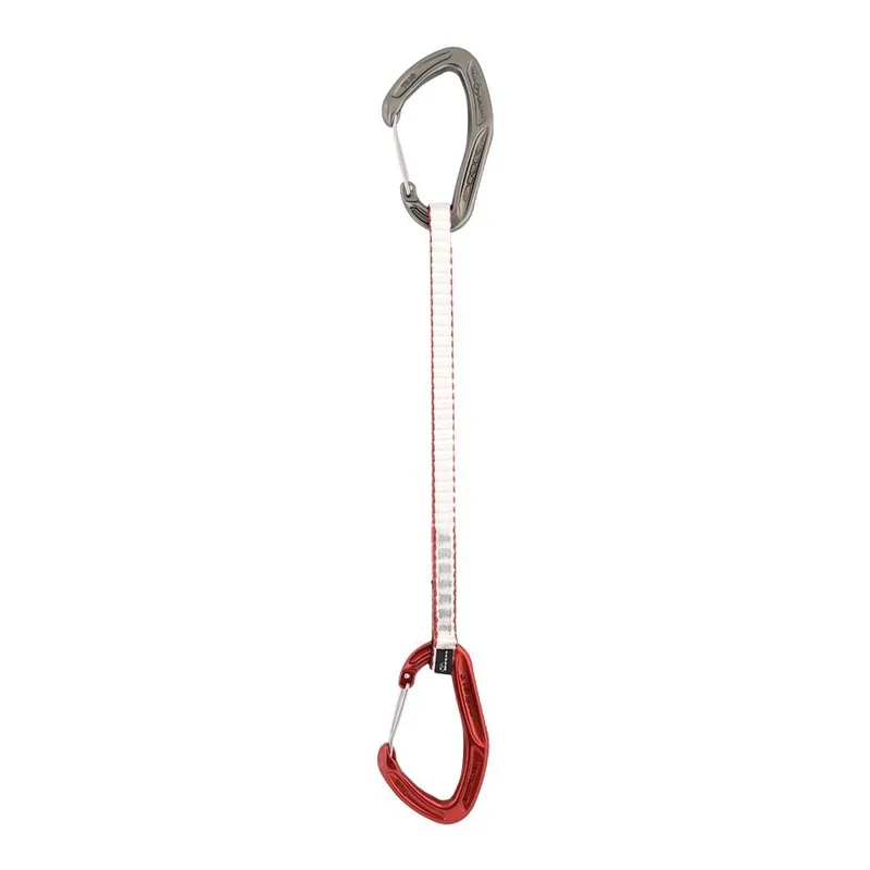 DMM Alpha Trad Quickdraw 25cm in Titanium/Red