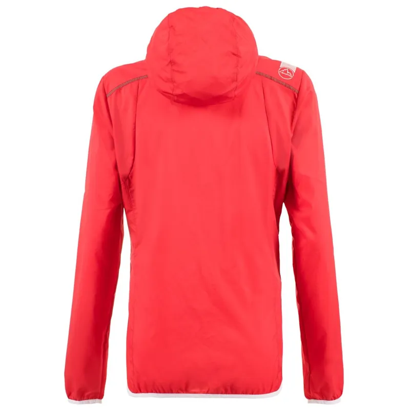 La Sportiva Task Hybrid Womens Jacket in Pumpkin/Garnet-1