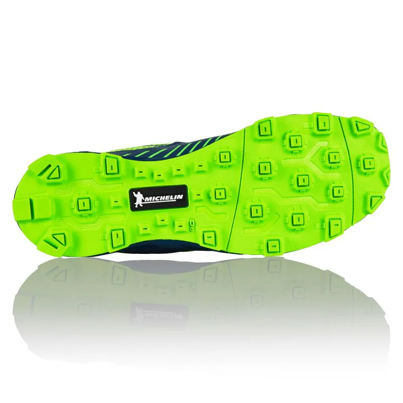 Salming OT Comp Shoe Men in Poseidon Blue/Safety Yellow-3