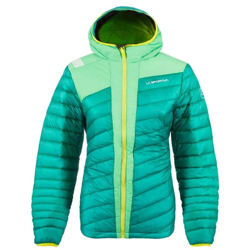 La Sportiva Frontier Down Womens Jacket in Emerald/Spruce