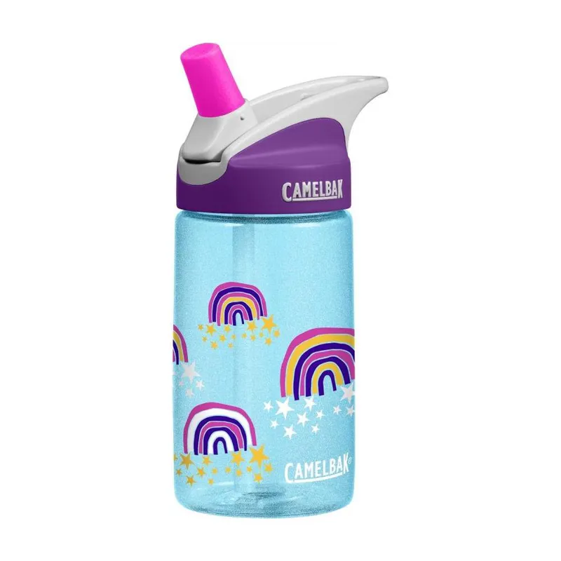 Camelbak Eddy Kids 0.4L Water Bottle in Glitter Rainbows