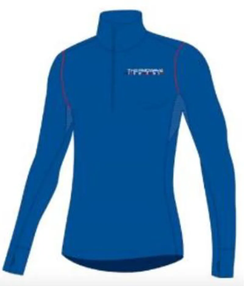 Thrmowave Merino ONE50 LS 1/2 zip in Nautica