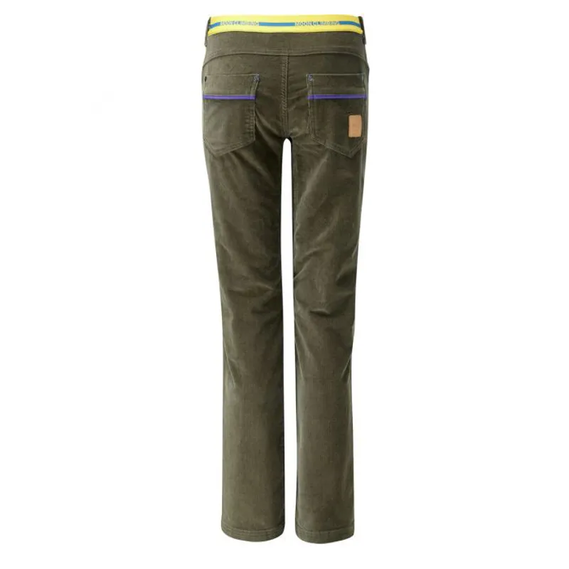 Moon Carina Cord Womens Pant in Dark Olive-1