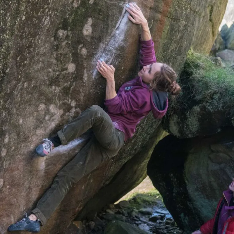 Moon Carina Cord Womens Pant in Dark Olive-2