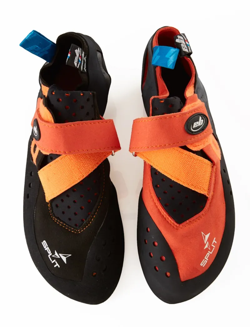 Eb Climbing Split RIGHT Unisex Climbing Shoe in Black/Orange-2