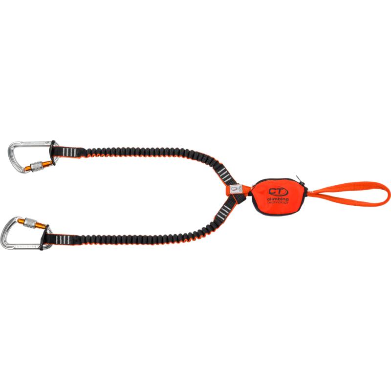 Climbing Technology Via Ferrata K-Slider Via Ferrata Set Grey/Orange