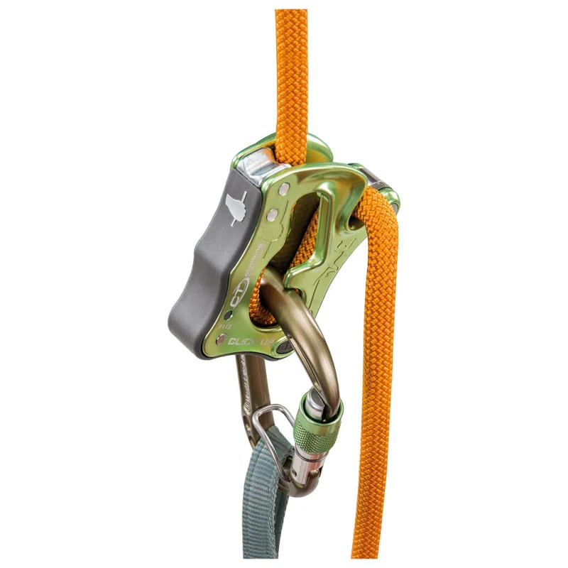 Climbing Technology Click Up Kit - Belay Device in Green-3