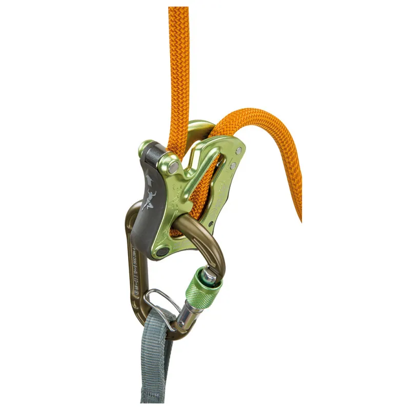 Climbing Technology Click Up Kit - Belay Device in Green-1