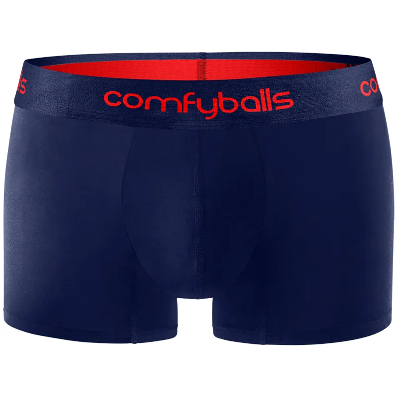 Comfyballs Performance Regular Boxer in Navy/Red-1