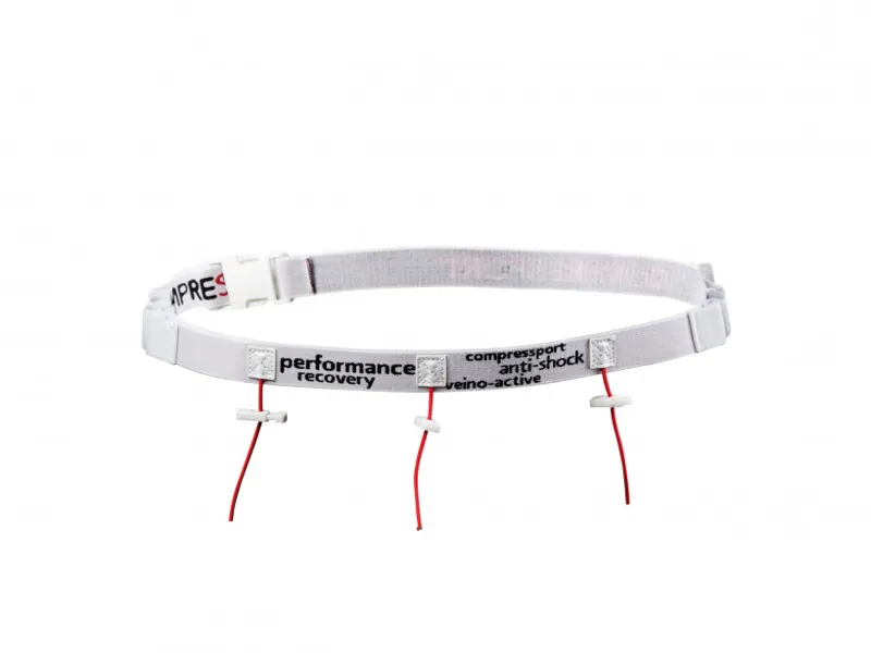 Compressport Race Belt in White