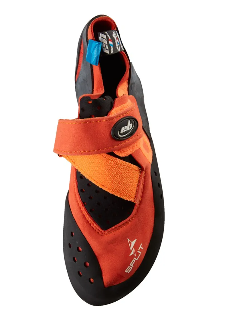Eb Climbing Split LEFT Unisex Climbing Shoe in Black/Orange