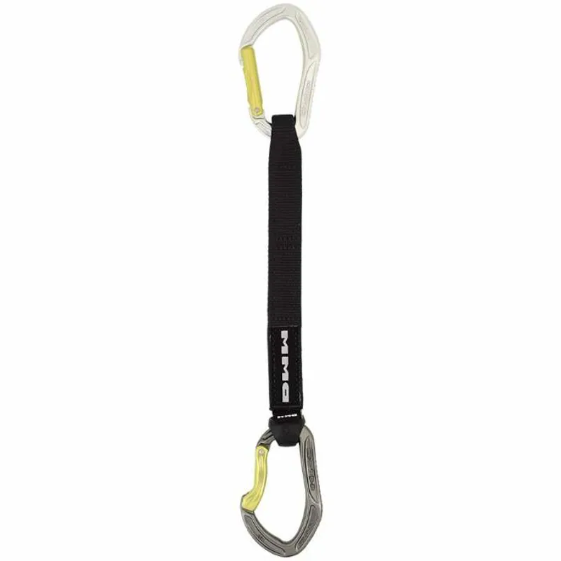 DMM Alpha Sport Quickdraw 25cm in Silver/Lime